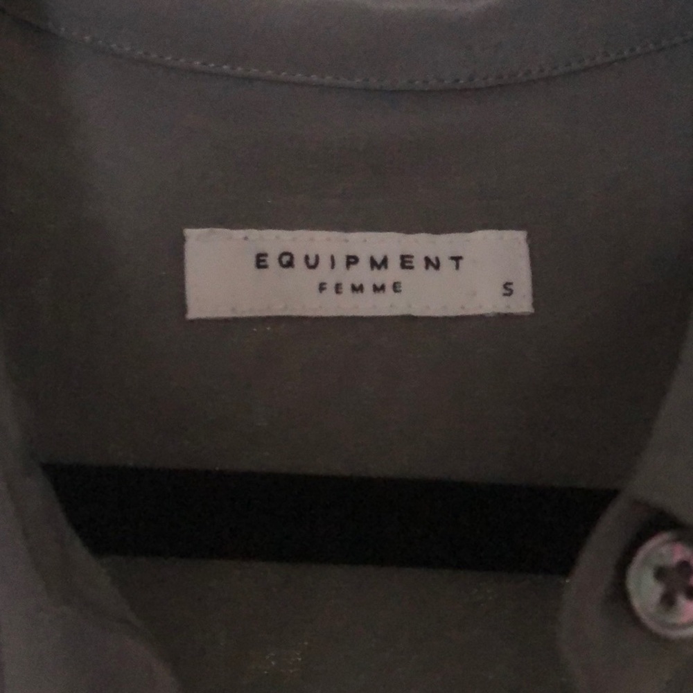 Grey Equipment Silk Bouse